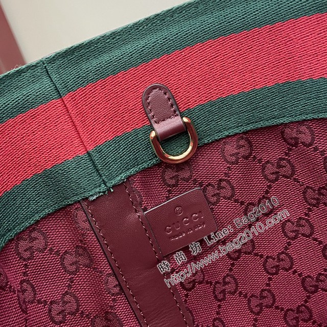 Gucci專櫃古馳最新款Totissima系列小號托特包肩背包 jh2521型號：788211
